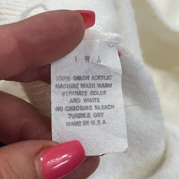 VTG 80s Pickering White Golf Sweater Sz XL PGA National Golf Club Crest Comfort - Picture 6 of 6